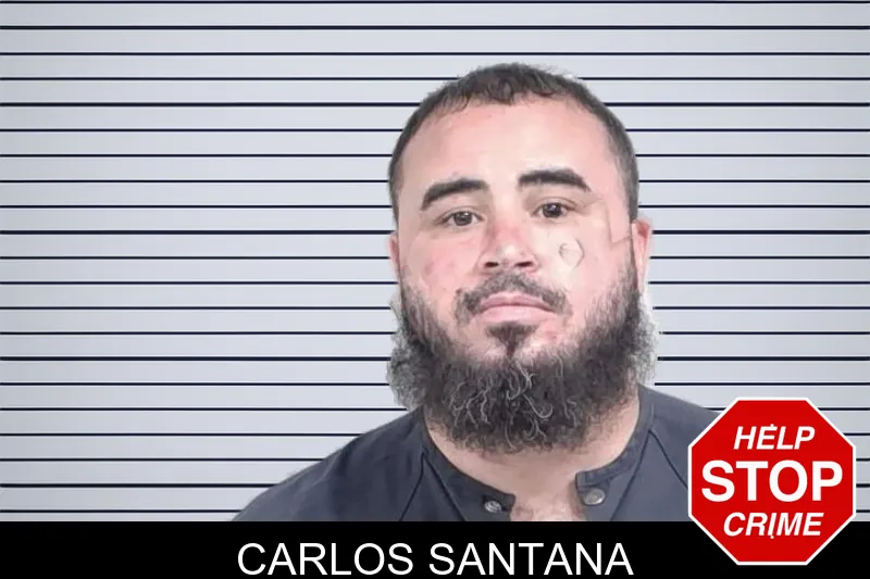 Carlos Santana mugshot