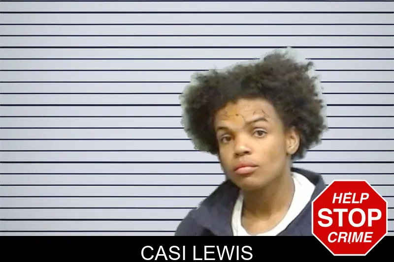 Casi Lewis mugshot