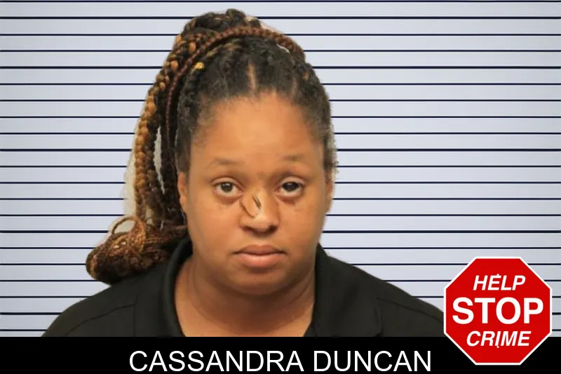 Cassandra Duncan mugshot