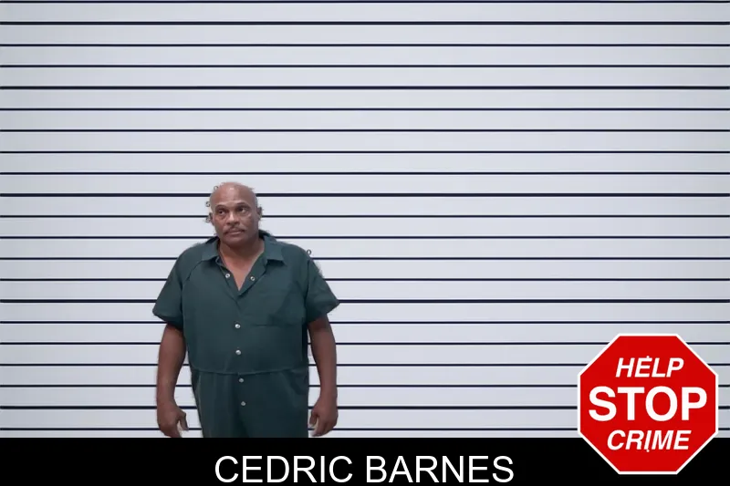 Cedric Barnes mugshot