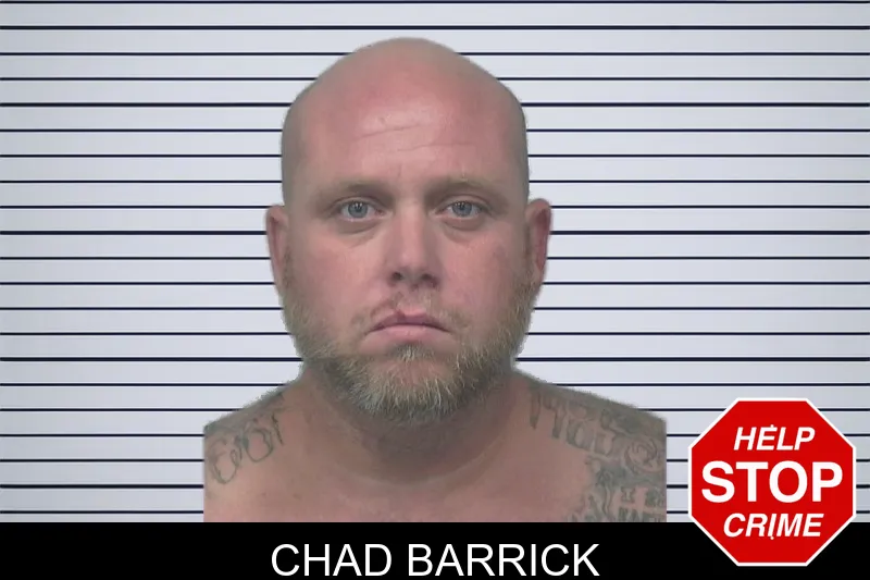 Chad Barrick mugshot