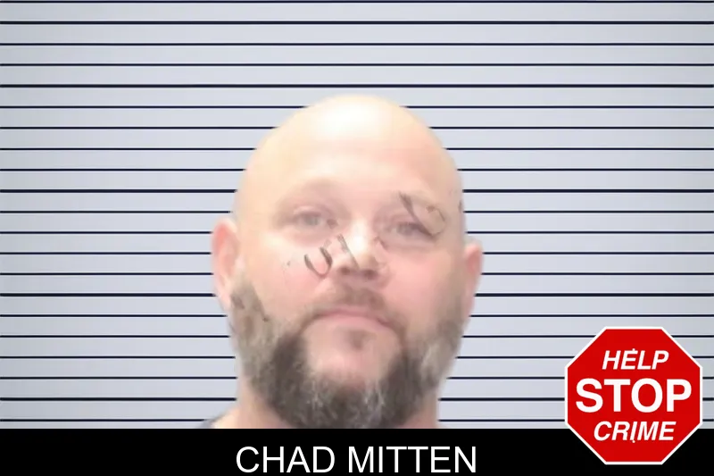 Chad Mitten mugshot