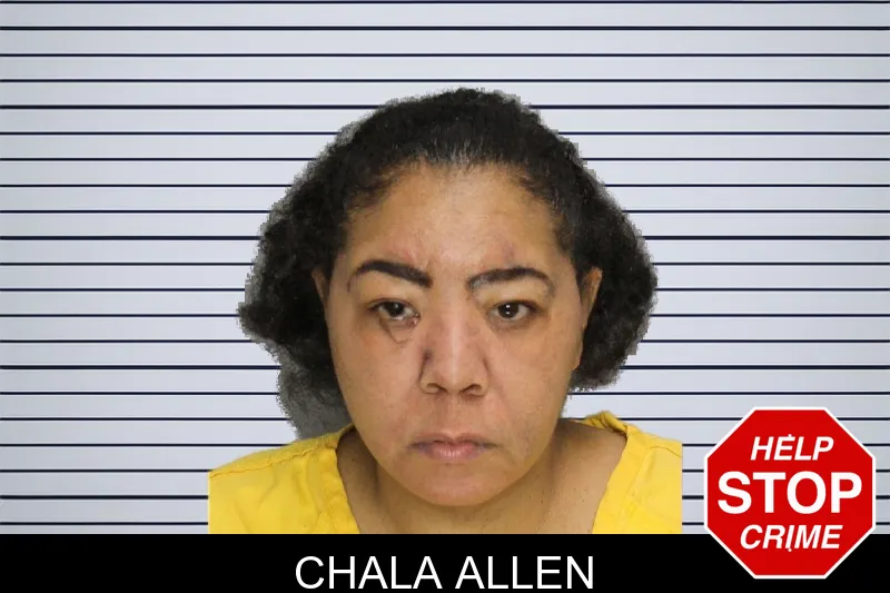 Chala Allen mugshot