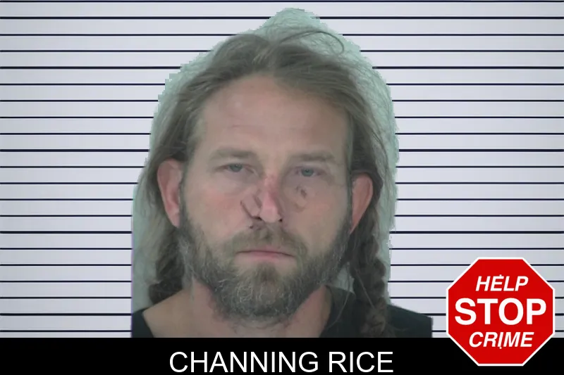 Channing Rice mugshot