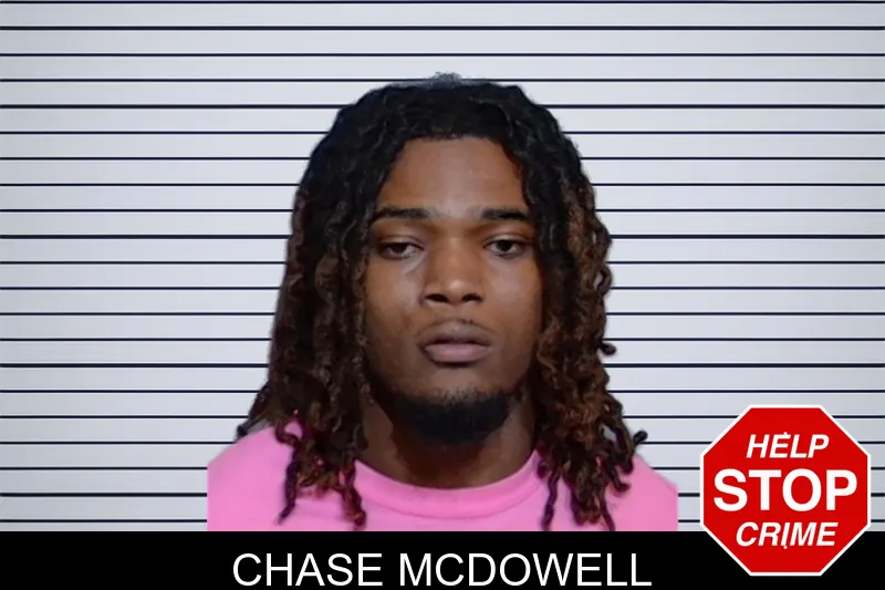 Chase McDowell mugshot