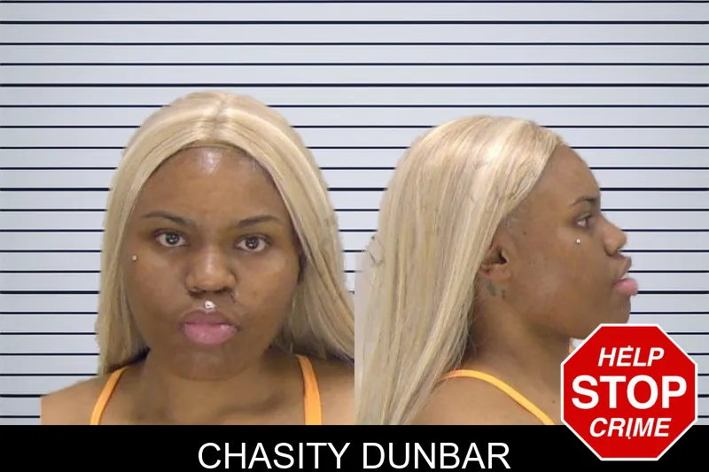 Chasity Dunbar mugshot