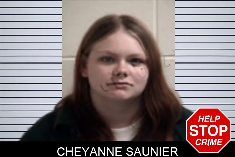 Cheyanne Saunier mugshot