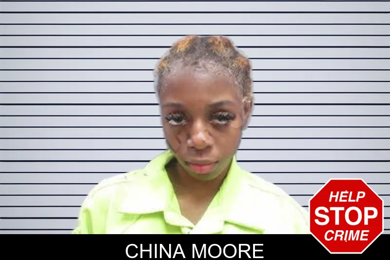 China Moore mugshot – Lee County , Georgia China Moore mugshot