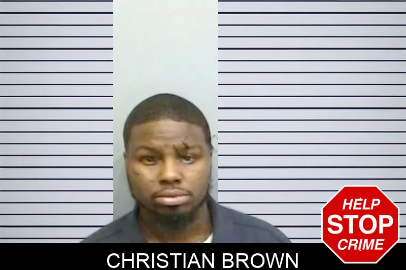 Christian Brown mugshot