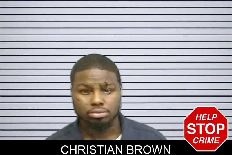Christian Brown mugshot