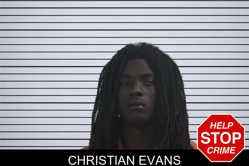 Christian Evans mugshot