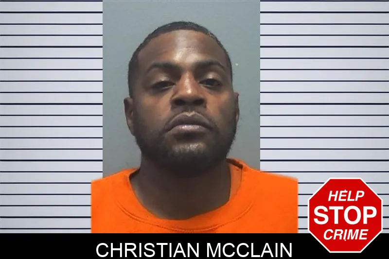 Christian McClain mugshot
