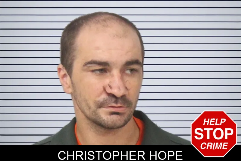 Christopher Hope mugshot