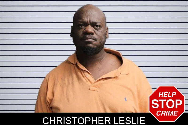 Christopher Leslie mugshot
