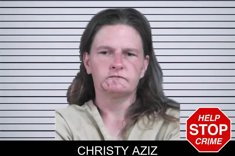 Christy Aziz mugshot