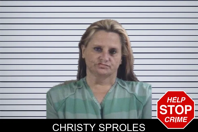 Christy Sproles mugshot