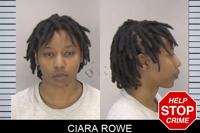 Ciara Rowe mugshot
