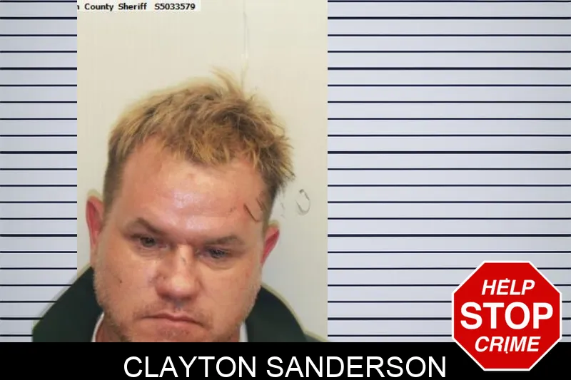 Clayton Sanderson mugshot