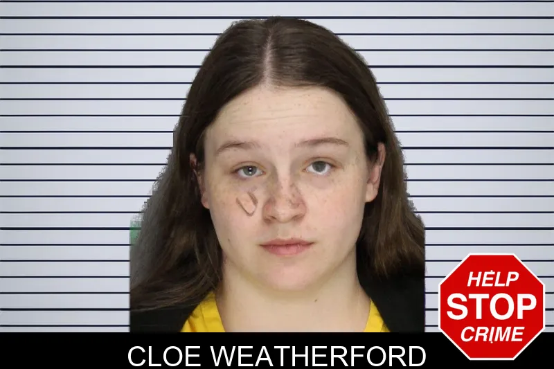 Cloe Weatherford mugshot