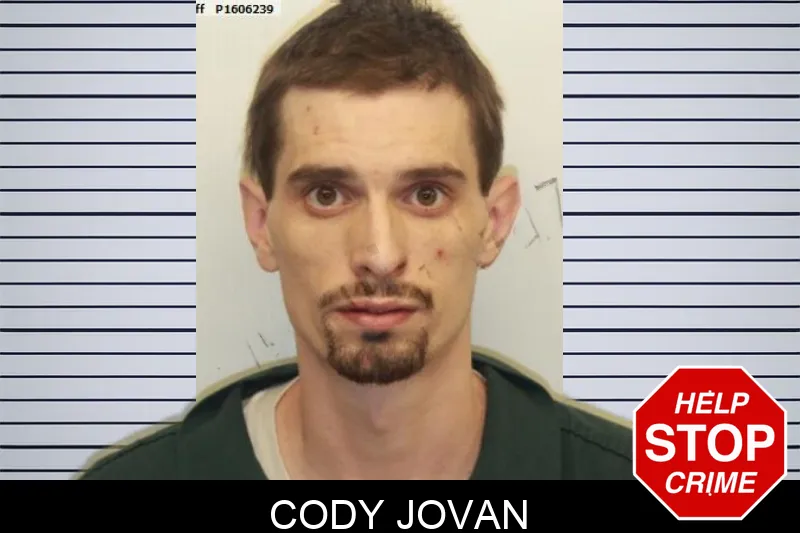 Cody Jovan mugshot