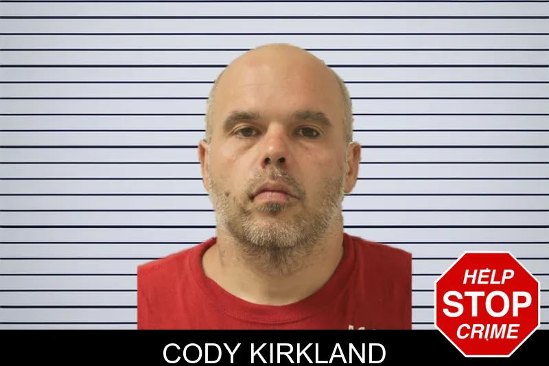 Cody Kirkland mugshot