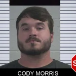 Cody Morris mugshot