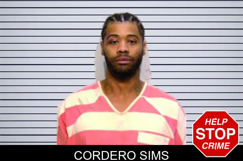 Cordero Sims mugshot