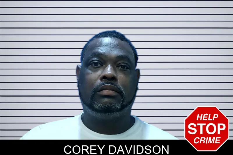 Corey Davidson mugshot