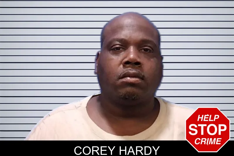 Corey Hardy mugshot