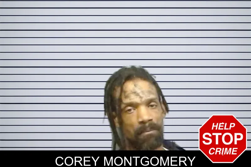 Corey Montgomery mugshot
