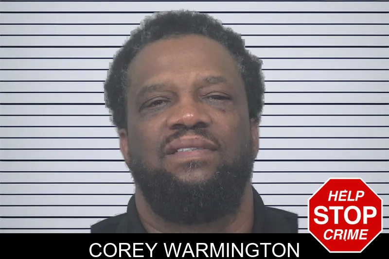 Corey Warmington mugshot