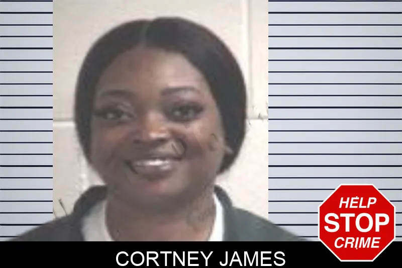 Cortney James mugshot