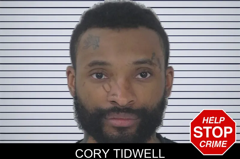 Cory Tidwell mugshot
