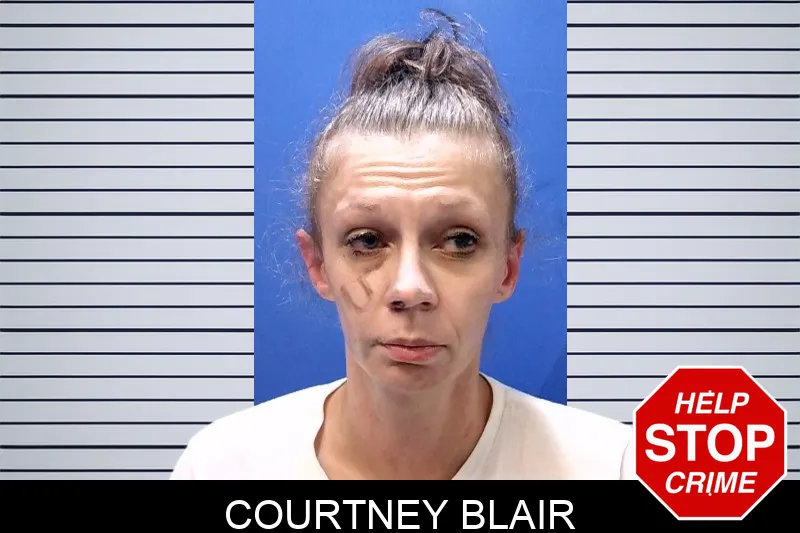 Courtney Blair mugshot