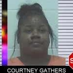 Courtney Gathers mugshot