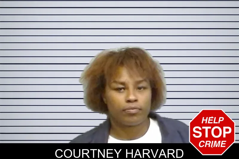 Courtney Harvard mugshot
