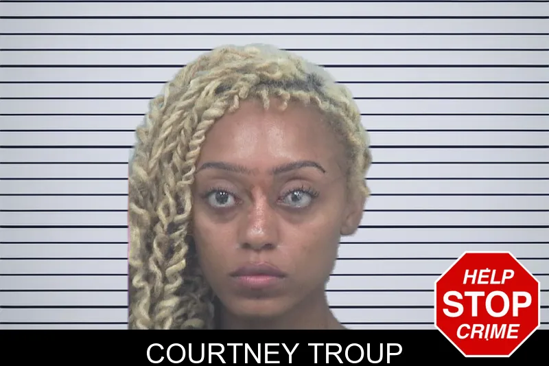 Courtney Troup mugshot