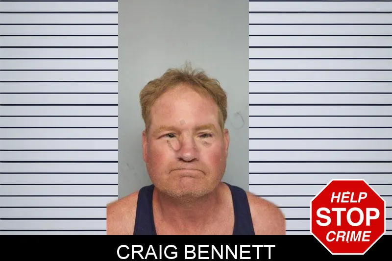 Craig Bennett mugshot