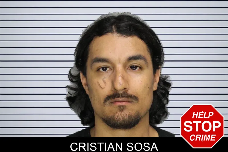 Cristian Sosa mugshot