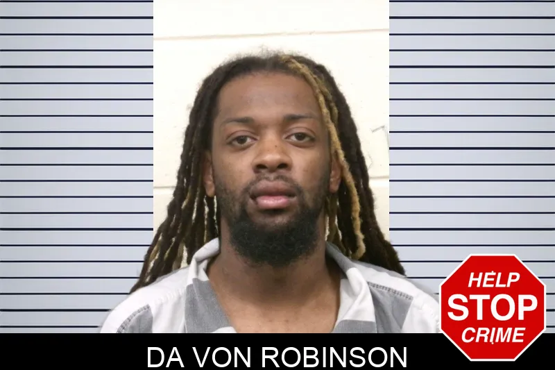Da Von Robinson mugshot