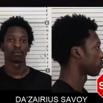 Da’Zairius Savoy mugshot