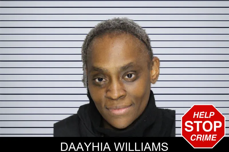 Daayhia Williams mugshot