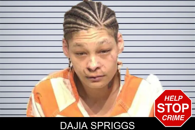 Dajia Spriggs mugshot
