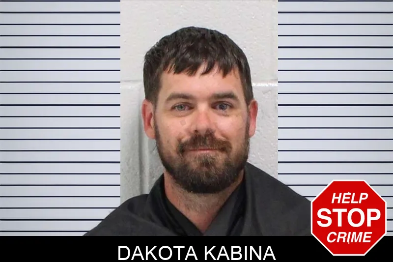 Dakota Kabina mugshot