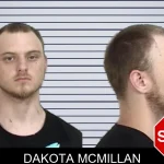 Dakota McMillan mugshot