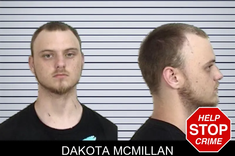 Dakota McMillan mugshot