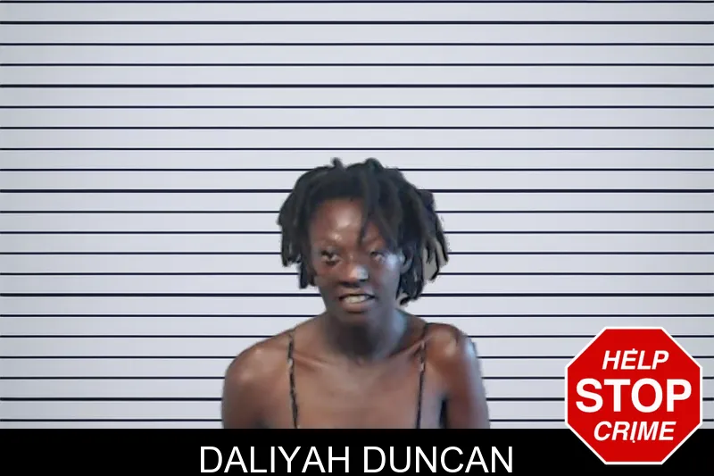 Daliyah Duncan mugshot