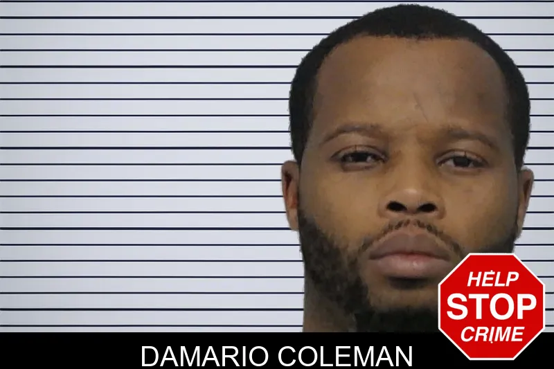 Damario Coleman mugshot