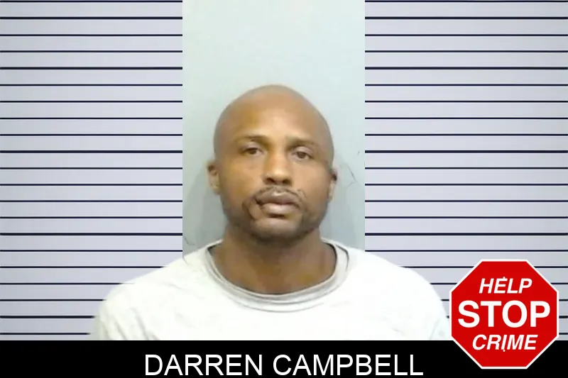Darren Campbell mugshot