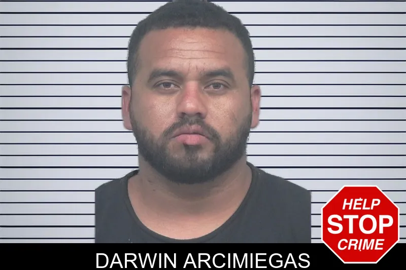 Darwin Arcimiegas mugshot
